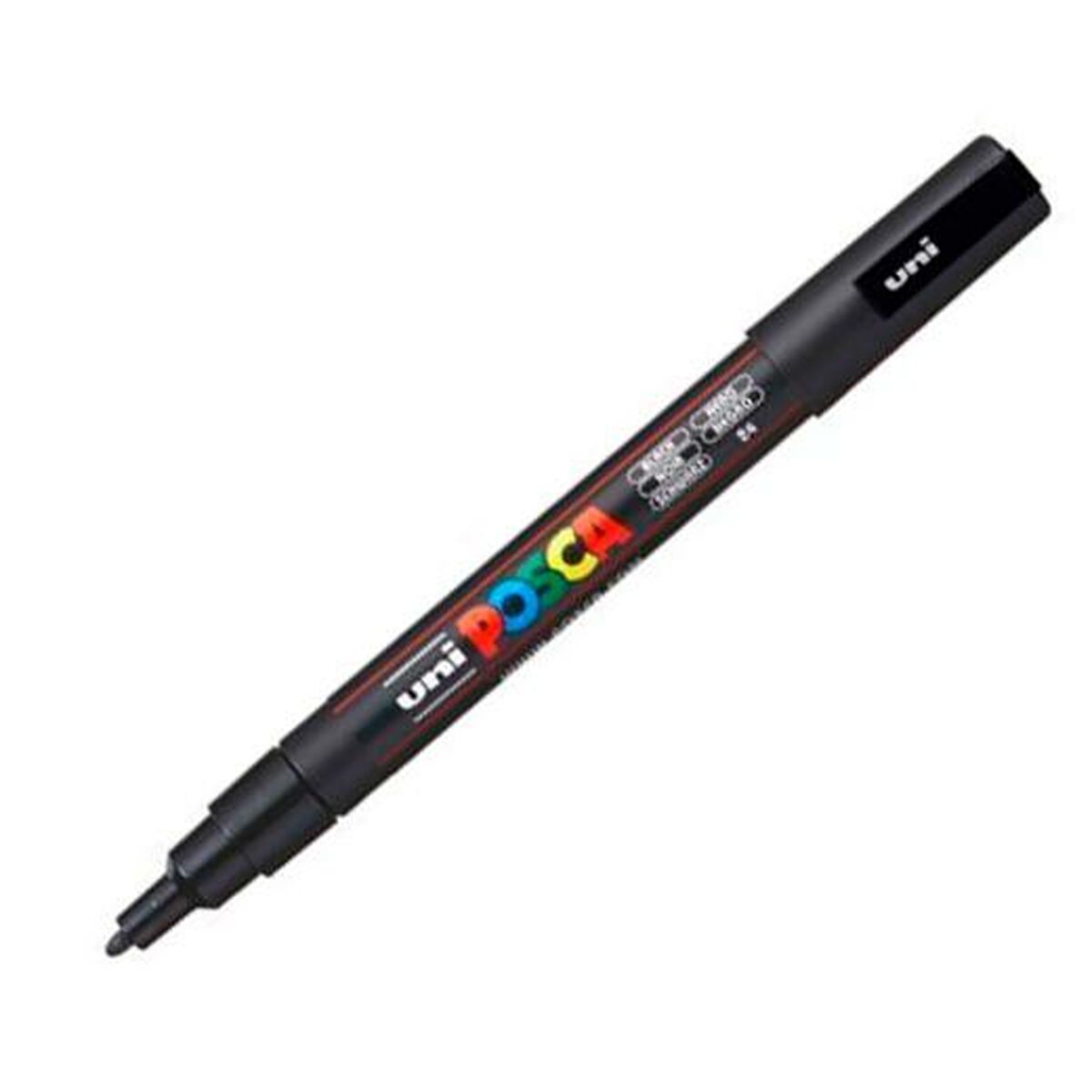 Spritpenna POSCA PC-3M Svart (6 antal)